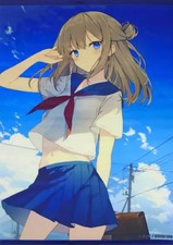 Ashima Sailor Suit Exhibition B2 Tapestry Suede Wall Hanging Art