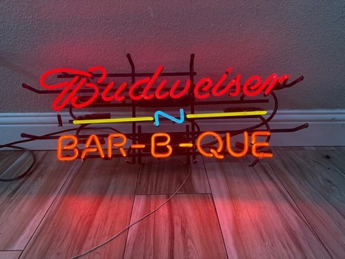 Vintage Budweiser  Neon Sign 30" EXCELLENT CONDITION
