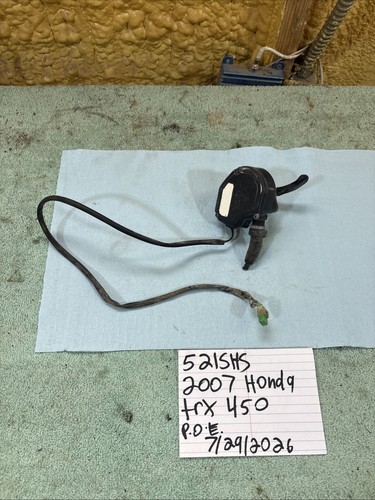 2007 Honda Trx 450 Thumb Throttle Lever Assembly 521
