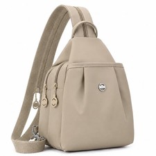 Sling Backpack for Women, Water-Resistant Crossbody Chest Bag for Travel, Wor...