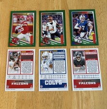 2025 Score Football Green Border Insert Pick 'em Lot, 4 card minimum, FREE SHIP