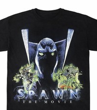 Vintage 90s Spawn The Movie Graphic Comic Book T-Shirt Men s XL Strike Anywhere