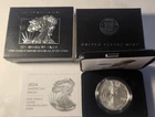 2024-W $1 American Silver Eagle Box Uncirculated , OGP & COA ++MINT++