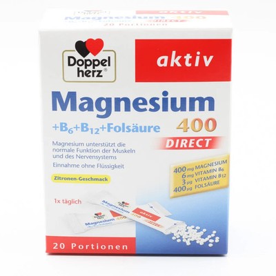 Doppelherz Magnesium+b Vitamine Direct Pellets 20St - PZN 1026875