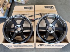 Rays Te37sl 19x9.5 19x10.5 22 5x114 Wheel Rim Pw For Lexus Rcf Rc-f Gsf Gs-f