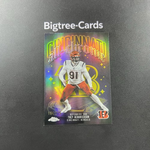2025 Chrome All-Chrome Team Trey Hendrickson Yellow /275
