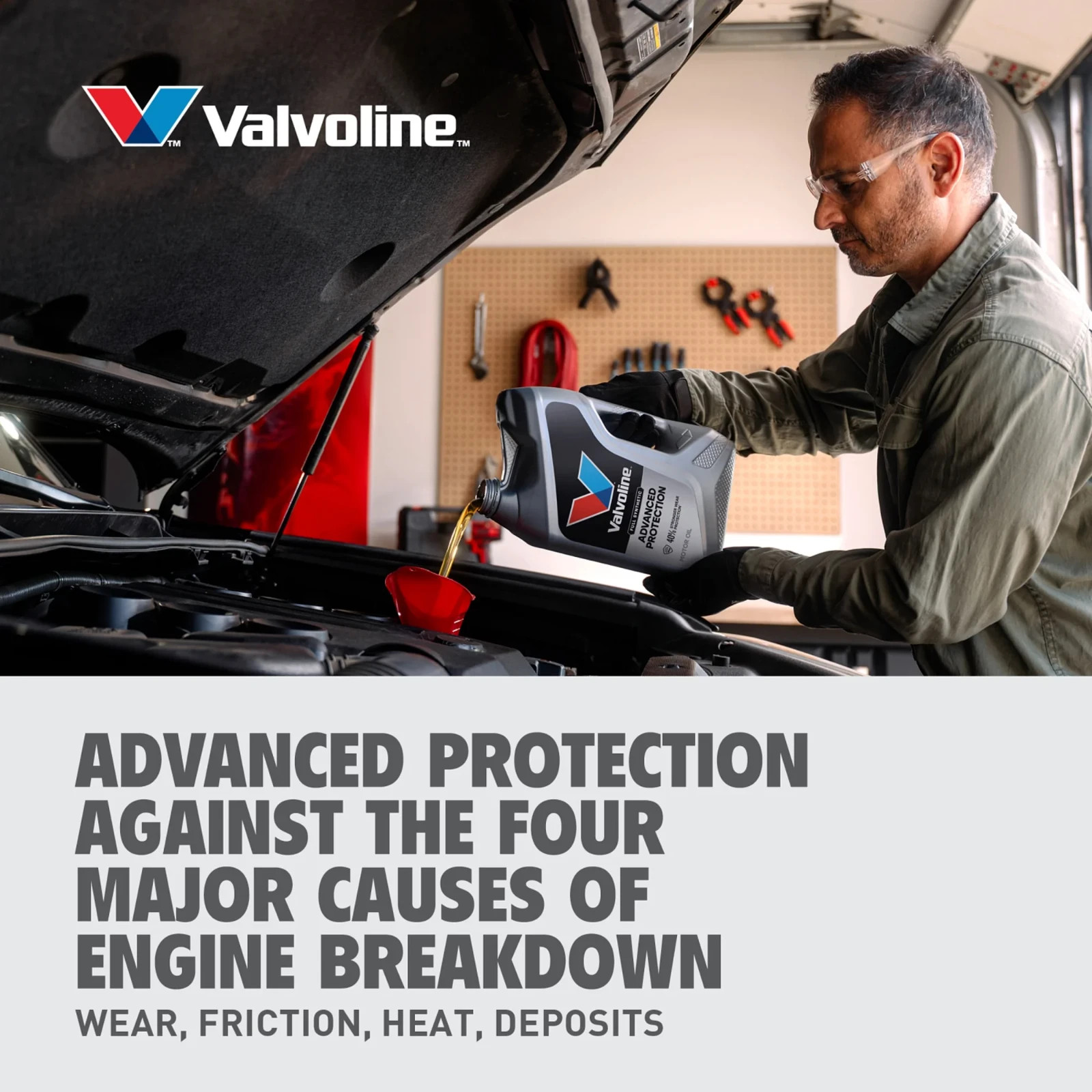 Valvoline Advanced Protection 5W-30 Full Synthetic Motor Oil 5 Quart Jug - New
