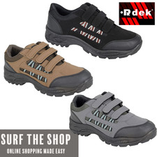 Mens Touch Fastening Lightweight Trainers / Sneakers for Walking & Hiking by DEK