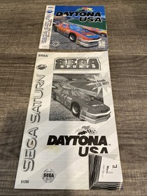 Daytona USA (Sega Saturn, 1995) CIB COMPLETE ** NOT FOR RESALE ** TESTED NASCAR
