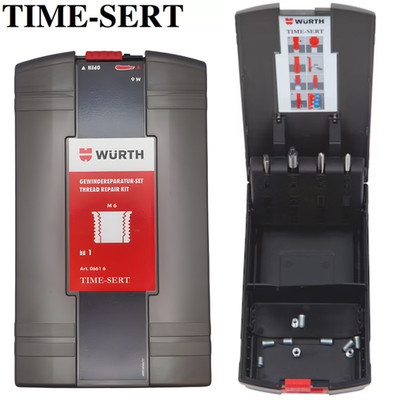 Würth TIME-SERT  Set M6 x 1 Gewindereparatur 14tlg + 10 Einsätze | inkl. MwSt.