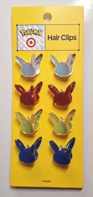 Pokemon Target Pikachu Clips 8pc 30th Anniversary Hair Clips 2026 New Exclusive