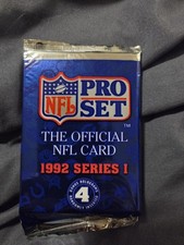 1992 Pro Set Football Series 1 Official NFL Trading Cards Factory Sealed