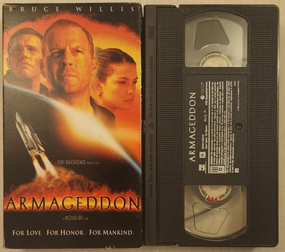 Armageddon (VHS, 1998) Bruce Willis, Ben Affleck, Billy Bob Thorton