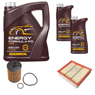 FEBI Inspektionspaket 7L MANNOL Energy Formula PD 5W-40 für Mercedes-Benz