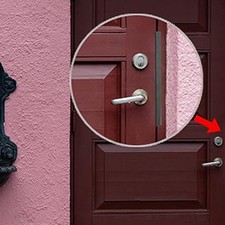 Door Latch Guard Security Protector Lock Reinforcement Plate Cover