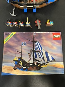 Vintage Lego 6274 Caribbean Clipper 100% Complete w Instructions and Minifigures