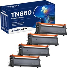 Gotoby TN660 High Yield Toner Cartridge 4 Pack for Brother Printer