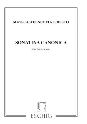 Sonatina Canononica | Pour 2 Guitares | Mario Castelnuovo-Tedesco | Partitur