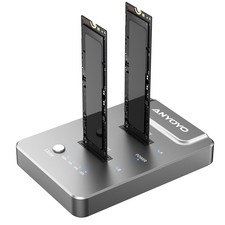ANYOYO M.2 Duplicator Dual-Bay Offline Clone,USB C to NVME Docking Station M....