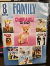 8 Movie Family Pack DVD, 2012, 2-Disc Set 