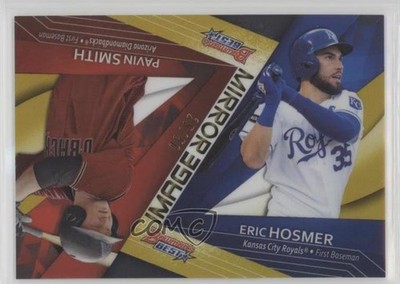 2017 Bowman's Best Mirror Image Gold Refractor 25/50 Eric Hosmer Pavin Smith y8h
