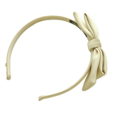 Alexandre De Paris Headband Hair Accessory Ribbon One Color Beige /BB  GY62