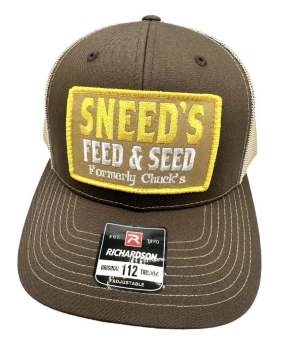 Sneed’s Feed And Seed Chuck’s Simpsons Show Movie Richardson 112 Trucker Hat Cap