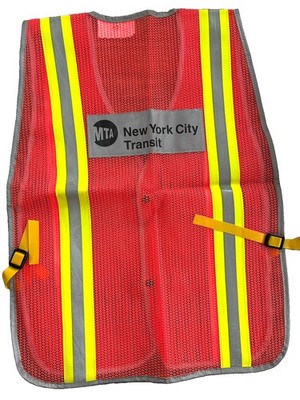 NEW YORK Subway MTA Reflective vest - Unused /Discontinued