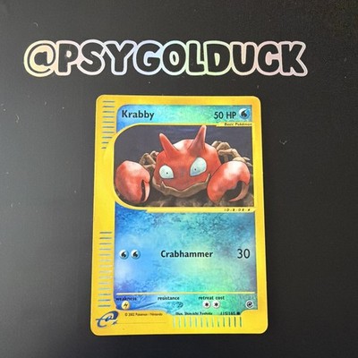 Rising Phoenix Pokemon - Krabby 115/165 Expedition Holo Reverse A33