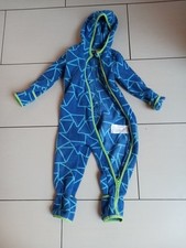 Fleeceanzug 74-80 von LUPILU blau