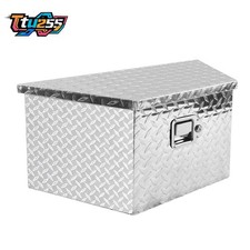 26x13.3x12 Aluminum Sliver Trailer Tongue Toolbox Truck Pickup Rv Tool Box