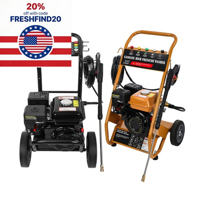 #ad Gas Pressure Washer 5 Nozzles Gas Powered Washer 7HP 2.6 GPM 212cc $295.39