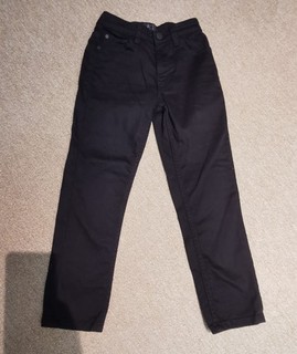 Boys New Straight Leg Black Denim Jeans Next Aged 6 Years