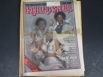 VTG Rolling Stone Magazine July 3 1975 Issue #190 Labelle Comin' to Getcha