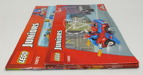Lego JUNIORS Replacement Instruction Manual Booklets Lot 10665 66 67 & 10672