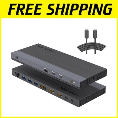8K Ultra HD USB C Hub: 4 USB 3.0, 2 USB-C, Audio, Ethernet