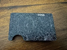 Topographic Map Custom Limited Edition Ridge Wallet RFID Brand New Free Shipping