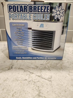 Polar Breeze Portable Humidifier Air Purifier Cooler 500 ML Water Tank Filter 