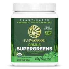 Sunwarrior Ormus Supergreens 7.9 oz Unflavored - KETO Friendly - EXP:11/2025