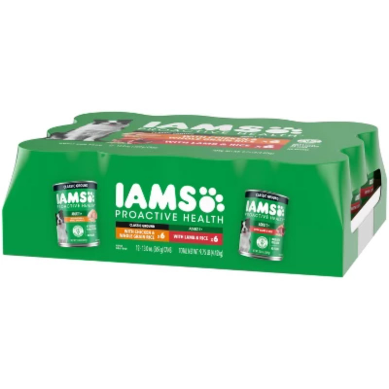 IAMS Adult Classic Ground Rice, Chicken and Lamb Flavor Wet Dog Food