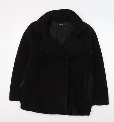 Boohoo schwarze Damenjacke Größe 6