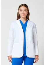 28" Consultation Lab Coat Women's Cherokee Project Lab CK451 White WHT XXS-5XL