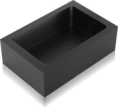 MMasters 8kg Premium Graphite Ingot Mold for Metal Casting - High-Purity Materia