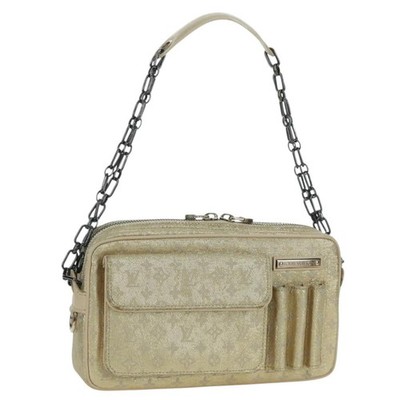 LOUIS VUITTON Monogram Shine Chain McKenna Bag Silver M92362 LV LOUIS VUITTON Monogram Shine Chain McKenna Bag Silver M92362 LV