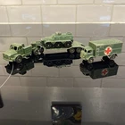 MATCHBOX LESNEY MAJOR PACKS M3A VINTAGE THORNYCROFT ANTAR,SARACEN,AMBULANCE #956