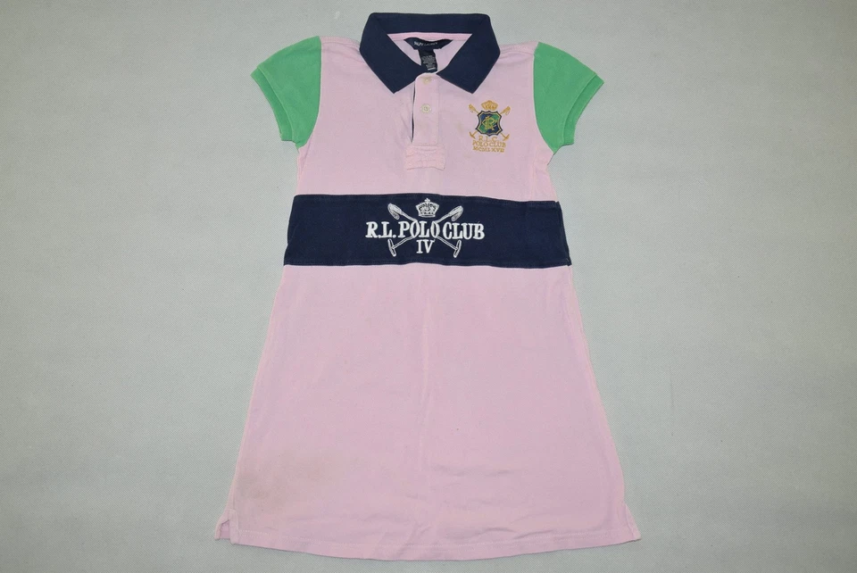 Polo Ralph Lauren Kleid Dress RLC 1967 Club Rosa Pink Girls Mädchen 6X 122-128 - Bild 2 von 4
