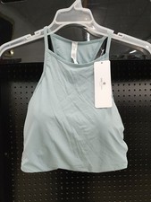 CRZ Yoga Spaghetti Strap Halter Padded Swim Top Sports Bra Womens XL 14