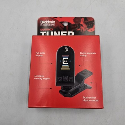D'Addario Equinox Headstock Tuner Black Brand New 
