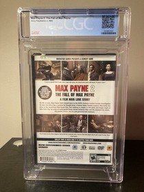 Max Payne 2 the Fall of Max Payne Sony PS2 CGC graded 9.6 A + Factory Sealed