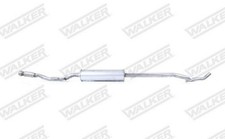 WALKER 24147 Mittelschalldämpfer Schalldämpfer für CITROËN C3 II (SC) DS3